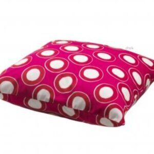2 Ikea Hedda Cirkel Pillow Cushion Covers Red Velvet White Circles Home Decor